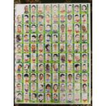 Promatch: An uncut sheet of Promatch Series 4 '99 cards, 100 cards to the sheet. Corners slightly