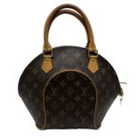 A C1998 LOUIS VUITTON bag "ELIPSE PM" Monogram canvas series with leather details and gold-tone