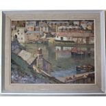 Cyril Lavenstein  RBSA (British 1891-1986)  Cornish harbour scene, signed lower left, oil on