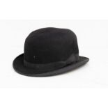 A mid 20th century gentleman's bowler hat