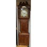 Ja's Iddison Kirby Malzard 30 hour longcase clock with 14" still arch dial with hunting scene in the