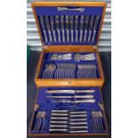 A 20th Century Community plate twelve piece / place plated flatware service (one teaspoon