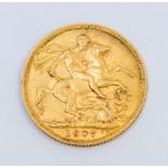 An Edwardian gold full sovereign, dated 1907 (1)