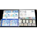 GB quantity of face value from 1990 to 2002 approx £170 in envelopes, 4 Greetings booklets plus