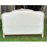 A 20th cent painted French style double bed