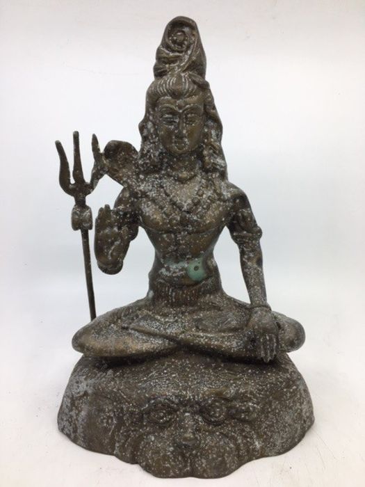 Collection of four Indian bronze figures. H:31cm (tallest) (4) - Image 2 of 4