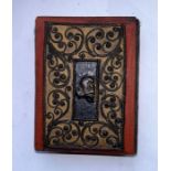 An unusual 19th cent Indian carved booklet with various studies