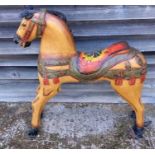 An early 20th cent carousel horse