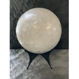 The Wightman Lunar globe circa 1970's, rare to find one in its original box and unpainted. Made in