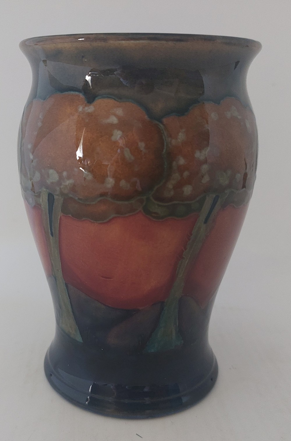 A Moorcroft Eventide flambe vase C1928, By William Moorcroft, signed WM in blue and impressed mark - Image 2 of 4