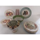 A large collection to include Wood and Sons, Booths fruit bowl a German Stein a set of Royal Vale
