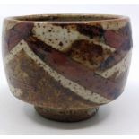 A Geoffrey Whiting (1919-1988). Stoneware tea bowl. C1980 ,with an Impressed mark, A for Avoncroft