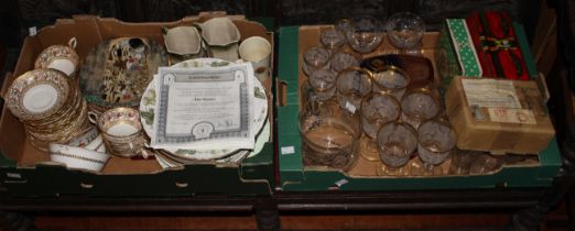 6 Gustav Klimt collectors plates, Austria , with certificates 20.5 cm across, some TG Goode tea