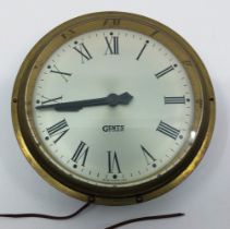 A Gents of Leicester Pul-Syn-Etic impulse wall clock, face 19.5cm diam