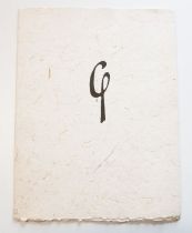 Lecuire, Pierre. Autoportrait, presentation copy, signed limited edition, Exemplaire S [one of 21