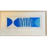 Terry Frost RA (British, 1915-2003). Blue Brad [2003], signed l.r., limited edition numbered 87/125,