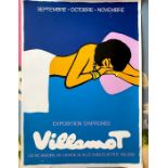 Bernard Villemot (French, 1911-1989). Original exhibition poster, Toulouse, [1989], 61.8cm by 42.