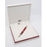 Montblanc. Great Characters: Enzo Ferrari, Special Edition red fountain pen. [2021]. Mod: M25142.