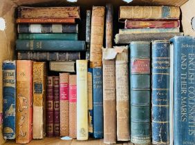 A miscellaneous collection of 19th-century books, some leather bindings, condition varied,