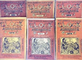 Hartley, John. The Original Illuminated Clock Almanack in the Yorkshire Dialect, various issues from