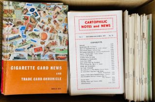 A collection of catalogues & reference material for collectors of cigarette cards, including various