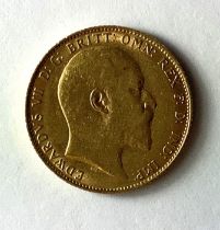 A full sovereign dated 1905