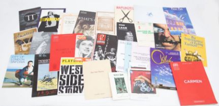 Theatre, Opera and Concert programmes. Including Glyndebourne Touring Opera, Maddermarket Theatre,