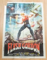 FLASH GORDON - Superb full colour original Poster Italian 1980 original in very good condition -