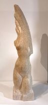 VILGUSHYNSKYI, ROMAN (Ukrainian, b. 1963), 'You are my wing', sculptured female form torso with