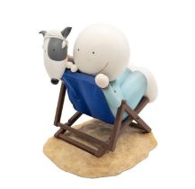 Doug Hyde Limited Edition cold cast porcelain sculpture 'Brits Abroad' with certificate 119/295 with