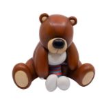 Doug Hyde Limited Edition cold cast porcelain sculpture ' Bear Hugs' with certificate 335/595 and
