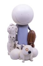 Doug Hyde Limited Edition cold cast porcelain sculpture 'The Usual Suspects' with certificate 7/