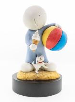 Doug Hyde limited edition cold cast porcelain sculpture 'Summer Holiday' 233/295 with certificate.