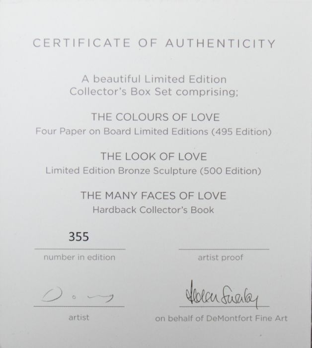 Doug Hyde collector's edition 'The Box of Love' 355/495 to include 'The Colours of Love' four - Image 3 of 10