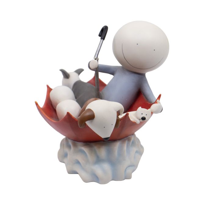Doug Hyde Limited Edition cold cast porcelain sculpture 'The Explorers' with certificate 7/495 and