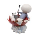 Doug Hyde Limited Edition cold cast porcelain sculpture 'The Explorers' with certificate 7/495 and