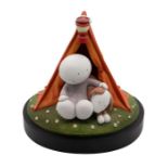 Doug Hyde limited edition cold cast porcelain sculpture 'Happy Campers' 152/350 with certificate.