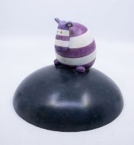 Peter Smith Limited Edition sculpture 'A Fools Moon' 96/495 with box. Height approx 17cm. No signs