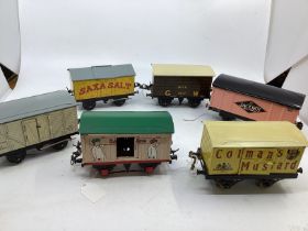 Hornby Model Railway interest O gauge interest ; Wagon to include a Tailor products cream