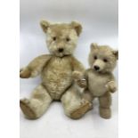 Chiltern English teddy bears to include a large 22” Chiltern Hugmee bear  with some pad age s