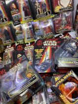 Hasbro Star Wars toys  figures with command chip -all old shop stock and are unopened c 1999-