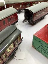 Hornby Model Raiway interest ; boxed No 51 Coach 1st class boxed carriage  , Early LMS 1st and 3rd