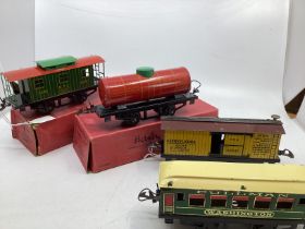 Hornby Model Railway interest from a childhood collection; to include a Caboose NYC USA 1930s