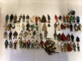 Star Wars Palitoy and others Vintage extensive collection of   1970s onwards figures-a good very