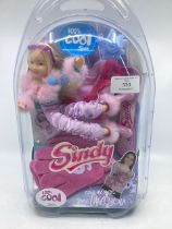 Sindy boxed doll Cool moves, unopened vintage doll sealed in pack with skate board and