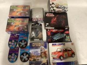 Vintage Star Trek and captain scarlet packs and vintage toys old shop stock and mostly as sold and a