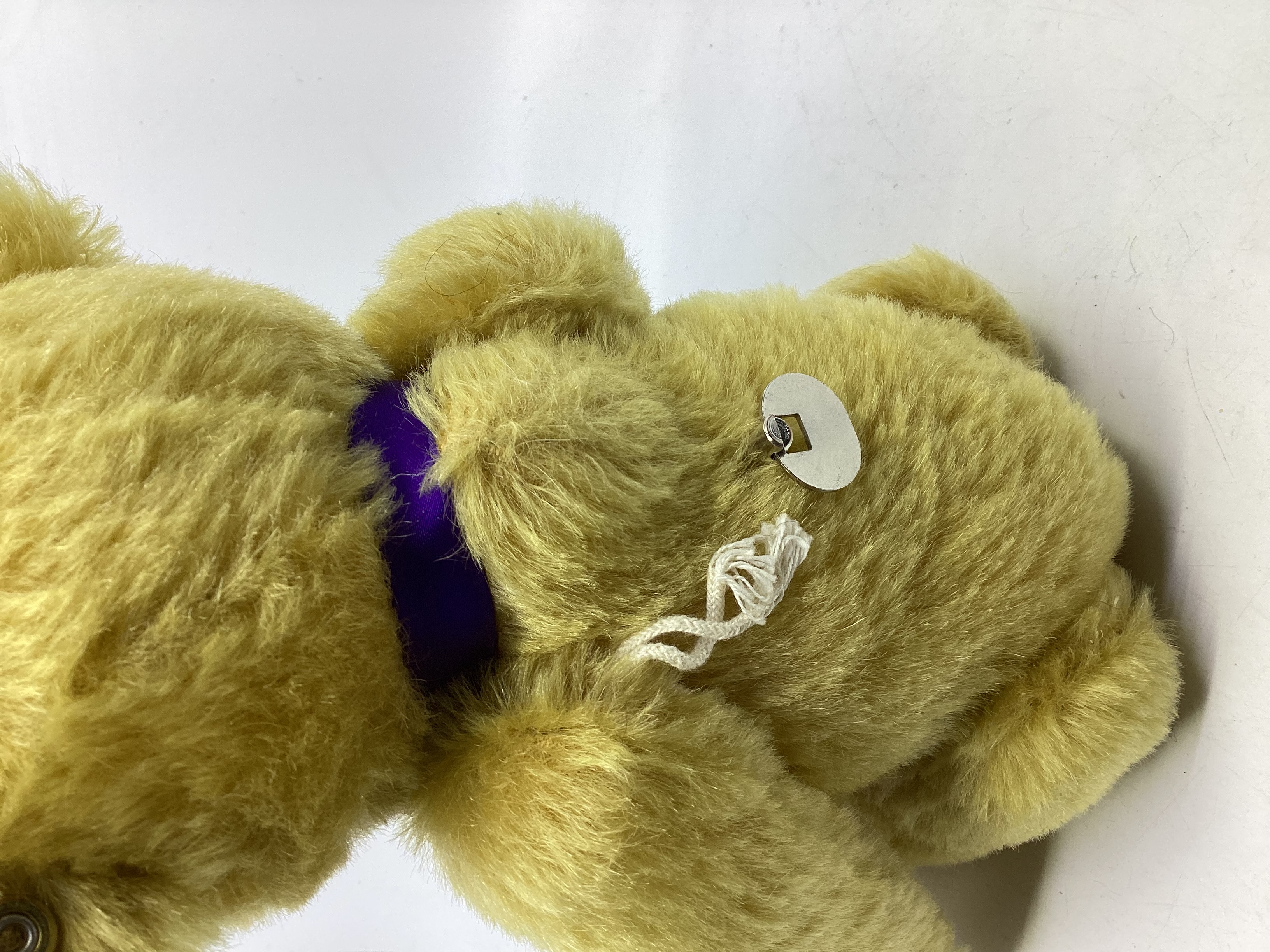 Steiff rarely seen model ; classic golden Traditional Musical teddy bear with musical clockwork - Image 2 of 2