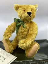 Steiff Harrods 1991 Musical 1920 Replica golden 16” Teddy bear with musical lullaby wind up