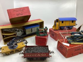 Hornby Model Railway Interest from a fine collection O gauge ; to include a a1931 Meccano Coal