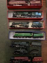 Model Railway interest-a fine selection of OO gauge loco and tenders, some are boxed and  some loose